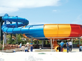 Slide and Splash waterpark in Lagoa - The new Torndao ride