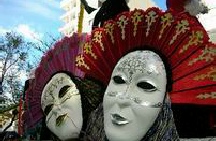 Mardi Gras face masks in Portugal